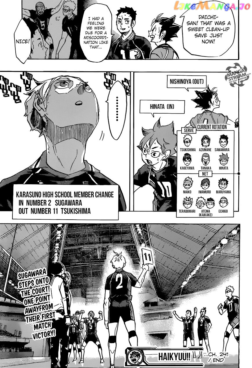 Haikyuu!!, Chapter 241 image 21